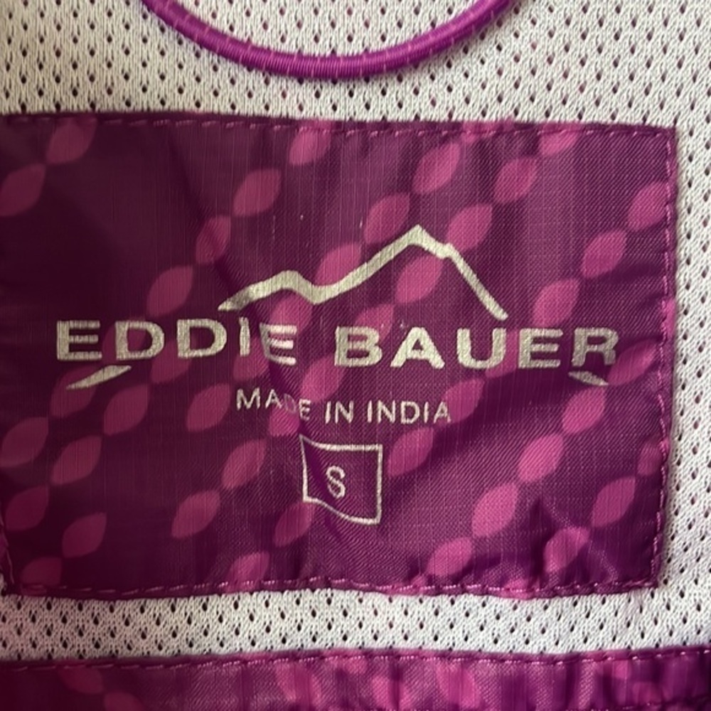 Eddie Bauer jacket, rain jacket, vibrant purple, women’s size small - Picture 5 of 11